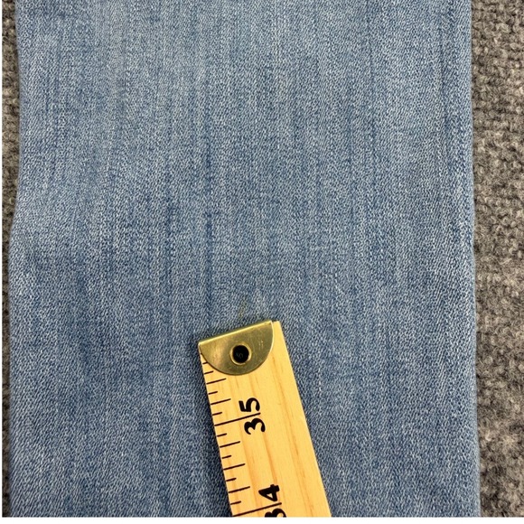 Levis Jeans Womens 2‎ Medium 26x30 (Fit 26x27) 721 High Rise Skinny Distressed - Picture 5 of 16